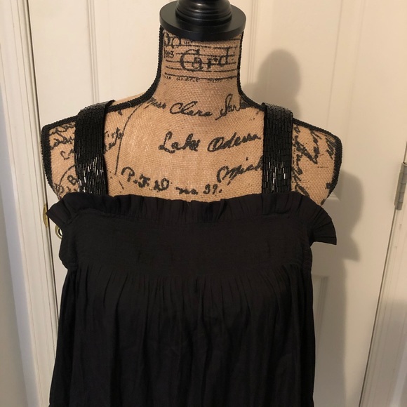 *NEW* Loft black off the shoulder top with straps - Picture 3 of 6